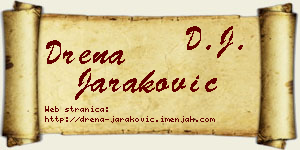 Drena Jaraković vizit kartica